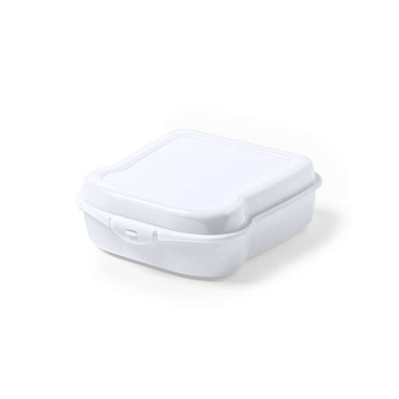 Fiambrera para sandwich de 450ml de capacidad en variada gama de vivos colores. Con cierre de seguridad.