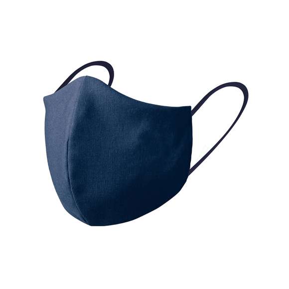 Mascarilla higiénica reutilizable. Fabricada en algodón y poliéster.  Capa exterior en algodón/poliéster. Forro interior 100% algodón.  Materiales con tecnología HeiQ Viroblock NPJ03, tratamiento con alta efectividad probada neutralizadora de bacterias y gérmenes. Con costura frontal ergonómica para un cómodo ajuste y confortables cintas elásticas para las orejas en tejido hipoalergénico, con certificación OEKO-TEX Clase I. Presentación en bolsa individual.  Libre de Grafeno.  Para uso personal en adultos.  Analizada y fabricada de acuerdo al estándar europeo UNE-CWA 17553:2020. Propiedades del tratamiento analizadas según ISO 20743: Determinación de la actividad antibacteriana de los productos Textiles e ISO 18184: Determinación de la actividad antiviral de los productos Textiles.  Aditivo HeiQ Viroblock NPJ03, certificado como seguro y sostenible, con todos sus componentes de grado cosmético, base biológica y reciclados  Eficacia de filtración bacteriana: ≥ 90%. Altamente resistente. Se aconseja lavar a 60ºC.