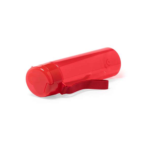 Bidón de 600 ml de capacidad en material tritán resistente al calor y libre de BPA. Con tapón a rosca dosificador de seguridad y disponible en variada gama de colores, con distintivo Made In Europe.