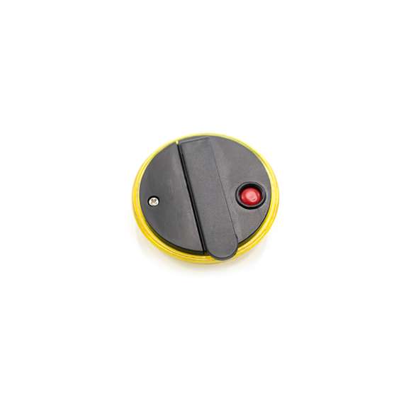 Clip led reflectante en vivos colores. De sólido de ajuste y pilas de botón con film de seguridad incluidas.
