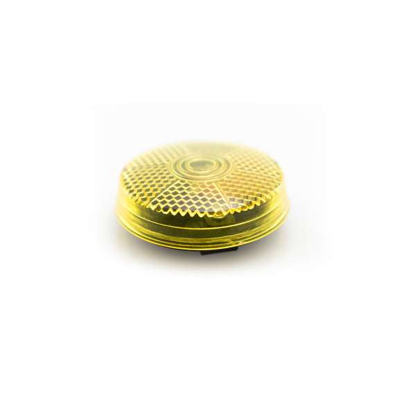 Clip led reflectante en vivos colores. De sólido de ajuste y pilas de botón con film de seguridad incluidas.