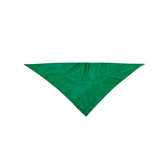 Pañoleta tamaño extra de diseño tirangular. Con cuerpo en suave poliéster de vivos y variados colores. Pespuntes de refuerzo en los laterales. Color blanco especialmente diseñado para marcaje en sublimación.