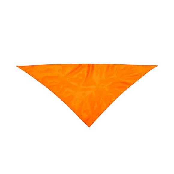Pañoleta tamaño extra de diseño tirangular. Con cuerpo en suave poliéster de vivos y variados colores. Pespuntes de refuerzo en los laterales. Color blanco especialmente diseñado para marcaje en sublimación.