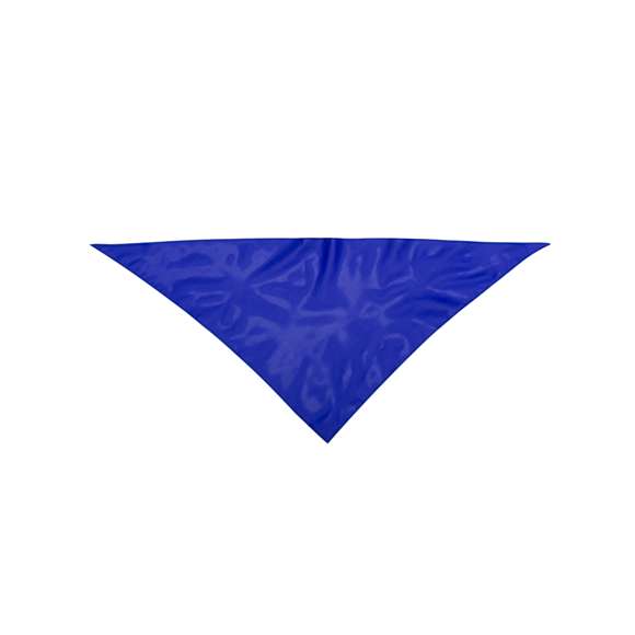 Pañoleta tamaño extra de diseño tirangular. Con cuerpo en suave poliéster de vivos y variados colores. Pespuntes de refuerzo en los laterales. Color blanco especialmente diseñado para marcaje en sublimación.