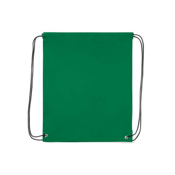 Mochila de cuerdas de suave poliéster en extensa gama de colores. Con cuerdas autocierre en color negro, esquinas reforzadas en polipiel a juego con el color de la mochila y resistentes argollas metálicas. Color blanco especial para sublimación.