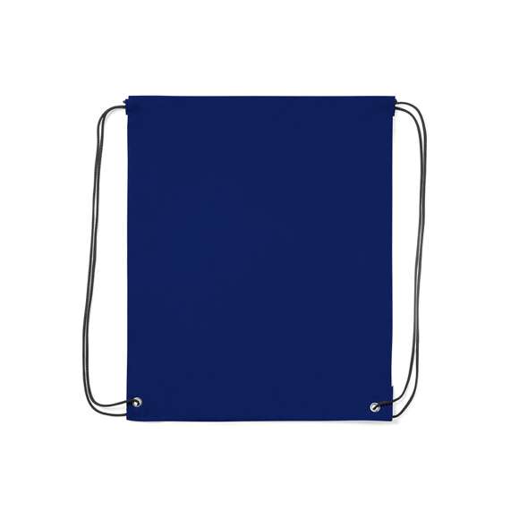 Mochila de cuerdas de suave poliéster en extensa gama de colores. Con cuerdas autocierre en color negro, esquinas reforzadas en polipiel a juego con el color de la mochila y resistentes argollas metálicas. Color blanco especial para sublimación.