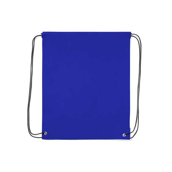Mochila de cuerdas de suave poliéster en extensa gama de colores. Con cuerdas autocierre en color negro, esquinas reforzadas en polipiel a juego con el color de la mochila y resistentes argollas metálicas. Color blanco especial para sublimación.