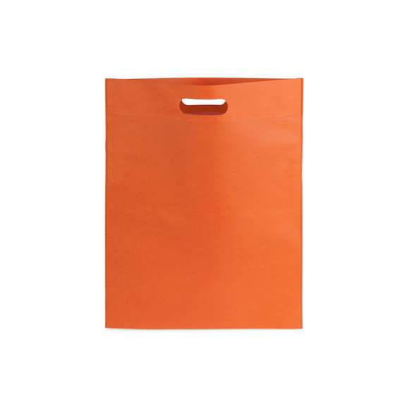 Bolsa en non-woven en variada gama de vivos colores. Con asas troqueladas reforzadas y acabado termosellado. Resistencia hasta 5kg de peso.