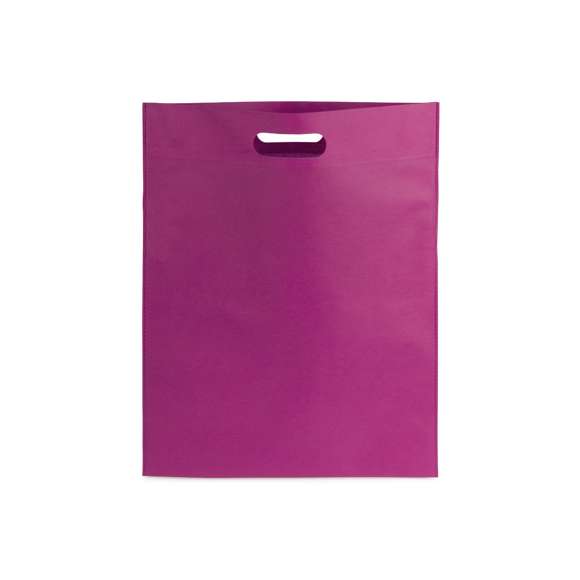 Bolsa en non-woven en variada gama de vivos colores. Con asas troqueladas reforzadas y acabado termosellado. Resistencia hasta 5kg de peso.