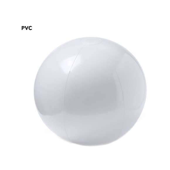 Balón inflable en tamaño maxi de PVC en variada gama de vivos colores.