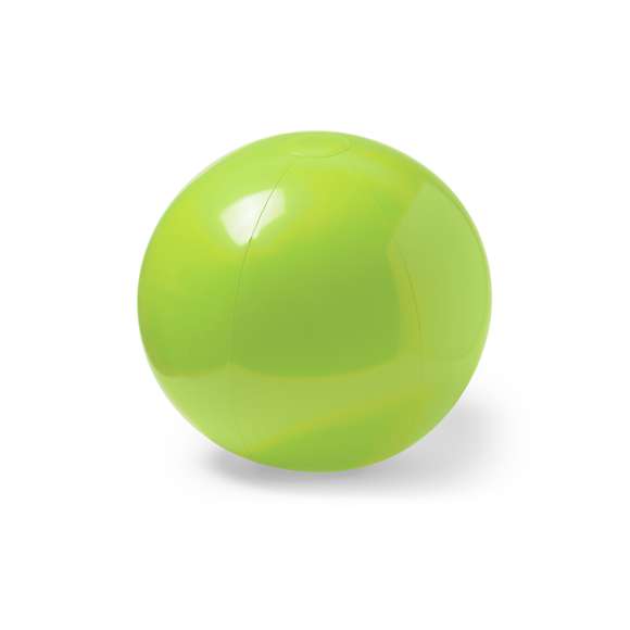 Balón inflable en tamaño maxi de PVC en variada gama de vivos colores.