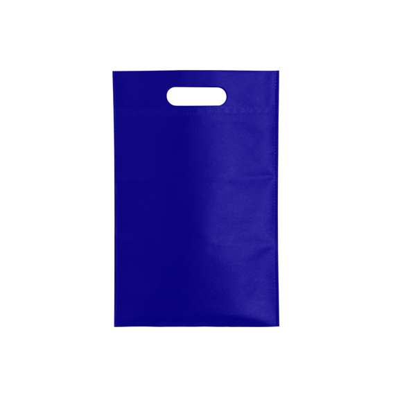 Bolsa de non-woven de 80g/m2 en color negro especialmente diseñada para calzado veraniego. Con asa reforzada troquelada.