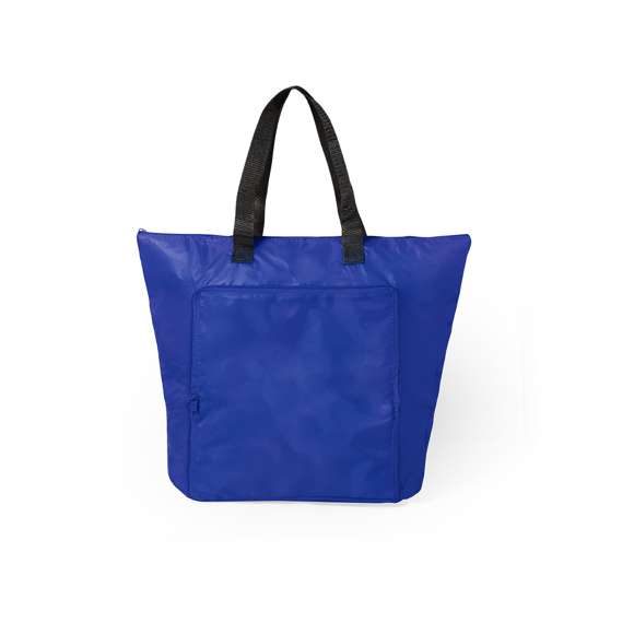 Bolsa nevera en resistente poliéster 190T de vivos y variados colores. Con cierre de cremallera y asas medianas de 55cm reforzadas en nylon. Interior isotermo acabado en aluminio y de acabado cosido. Resistencia hasta 8kg de peso.