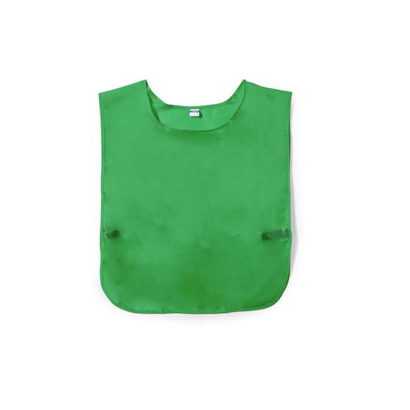 Peto deportivo para adulto en suave y resistente poliéster 190T de vivos colores y laterales rematados con elásticos. Talla única.