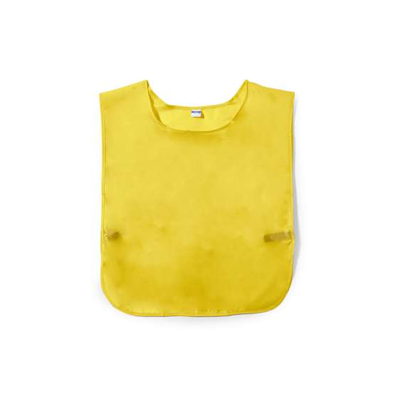 Peto deportivo para adulto en suave y resistente poliéster 190T de vivos colores y laterales rematados con elásticos. Talla única.