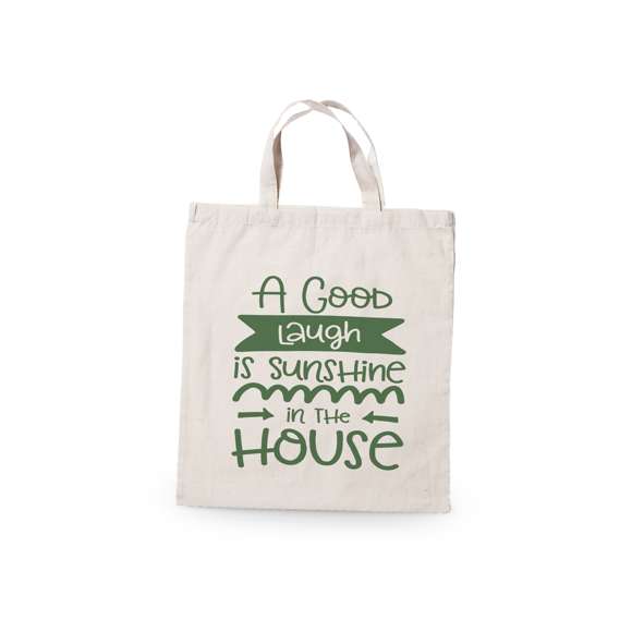 Bolsa en material 100% algodón con acabado en color natural. Con asas cortas de 35cm y acabado cosido. Resistencia hasta 7kg de peso.
