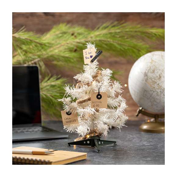 Árbol de navidad con ramas ajustables en divertidos colores.