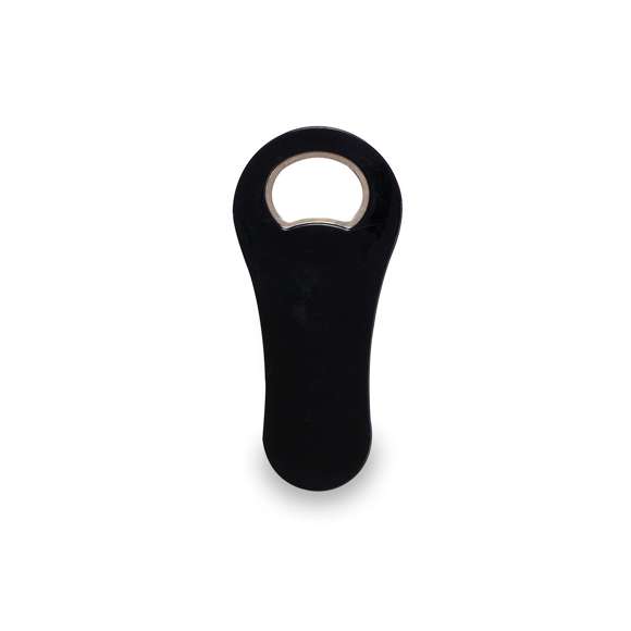 Abridor magnético con resistente cuerpo en variados colores y pieza de apertura metálica.