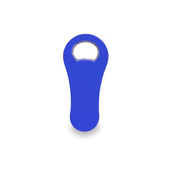 Abridor magnético con resistente cuerpo en variados colores y pieza de apertura metálica.