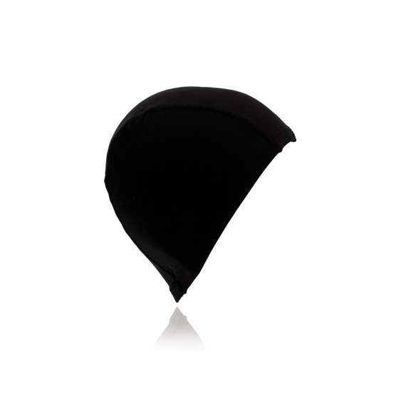 Gorro para piscina en material spandex de vivos colores que proporciona un sólido y suave ajuste en la cabeza.