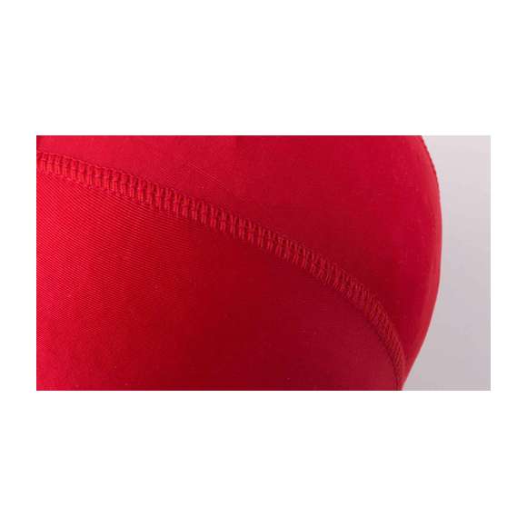 Gorro para piscina en material spandex de vivos colores que proporciona un sólido y suave ajuste en la cabeza.