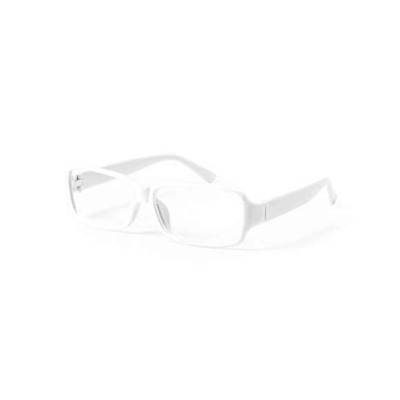  	Originales gafas sin cristales con montura en variada gama de vivos colores. Presentadas en funda acolchada de poliéster con cordones autocierre.
