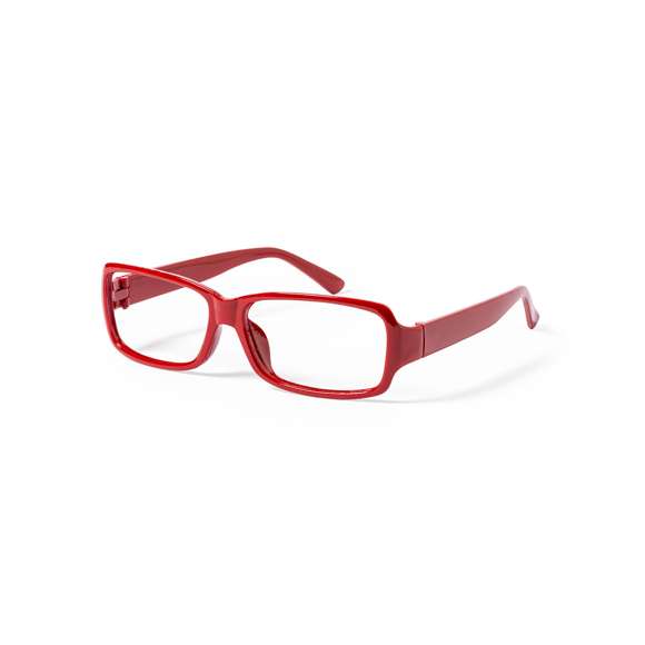 	Originales gafas sin cristales con montura en variada gama de vivos colores. Presentadas en funda acolchada de poliéster con cordones autocierre.