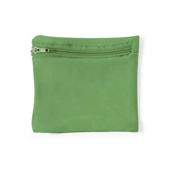 Muñequera en resistente y suave microfibra en vivos colores, con bolsillo de cierre de cremallera a juego y de firme ajuste. Diseñada para actividades deportivas y de ocio.