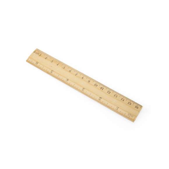  	Set de 6 piezas con 3 lápices de madera con cuerpo redondo de acabado natural y mina negra, regla de 20cm con sistema métrico en centímetros/pulgadas, goma de borrar y sacapuntas. Presentado en estuche de cartón reciclado.