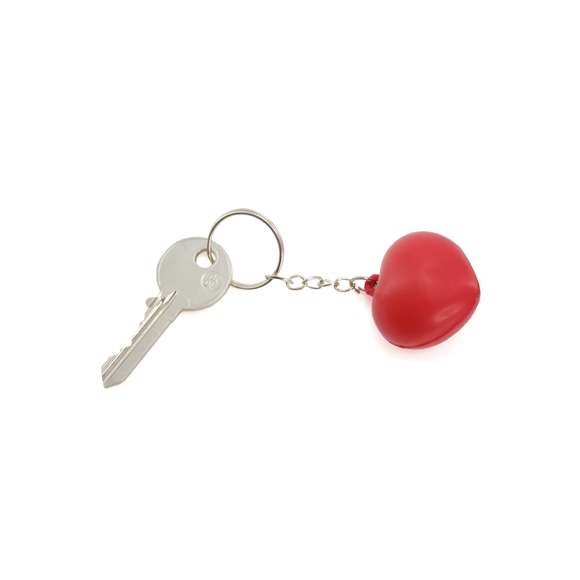  	Original llavero antiestrés con cuerpo en suave PU en divertido diseño corazón.