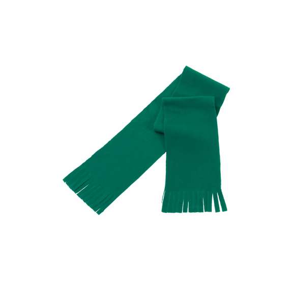 Bufanda para niño en suave y cálido material polar fleece de 180g/m2 con terminación en flecos.