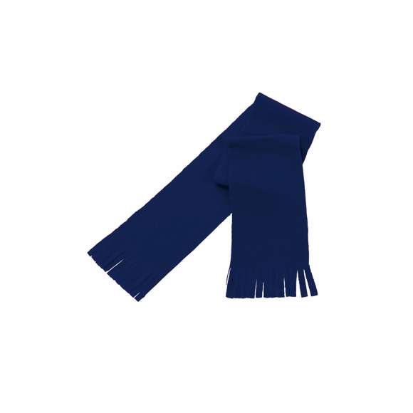 Bufanda para niño en suave y cálido material polar fleece de 180g/m2 con terminación en flecos.