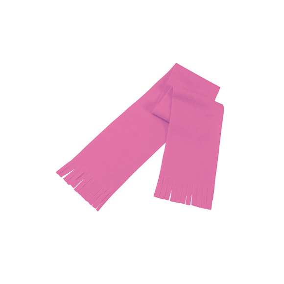 Bufanda para niño en suave y cálido material polar fleece de 180g/m2 con terminación en flecos.