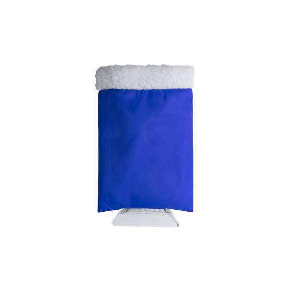 Rascador de hielo con manopla de protección en resistente poliéster 210T de vivos de colores.