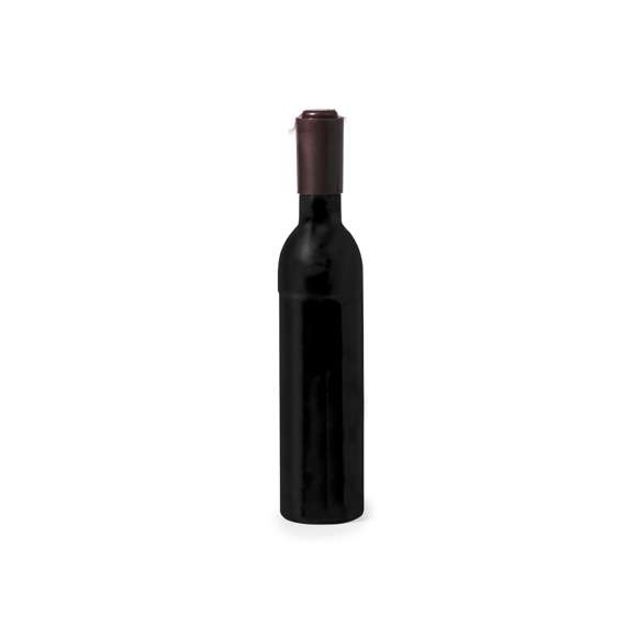 Divertido sacacorchos magnético con forma de botella de vino en diseños blanco, tinto y rosado. Con cuerpo en original acabado translúcido y función abridor.