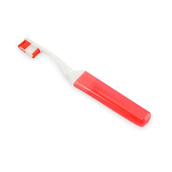  	Cepillo de dientes plegable de suave tacto y llamativo diseño bicolor en amplia gama de colores.
