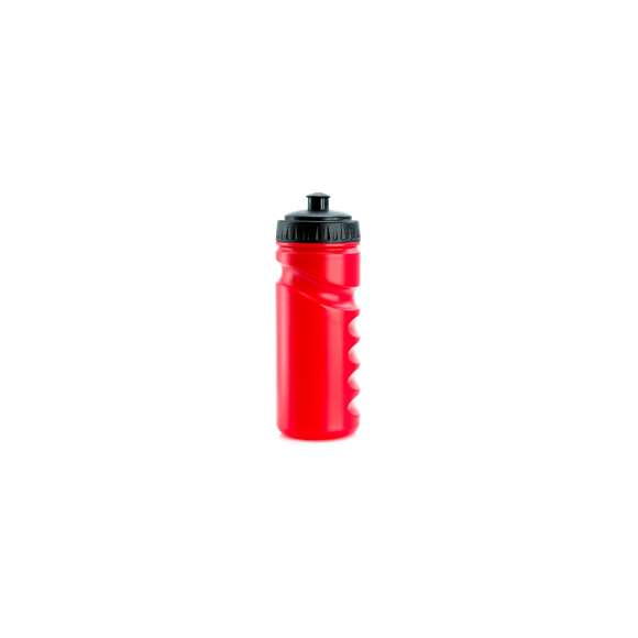 Bidón de 500 ml fabricado en resistente PE. Con diseño ergonómico que se adapta perfectamente a la mano y tapón a rosca con dosificador, que garantiza un sellado perfecto. Disponible en variada gama de colores.