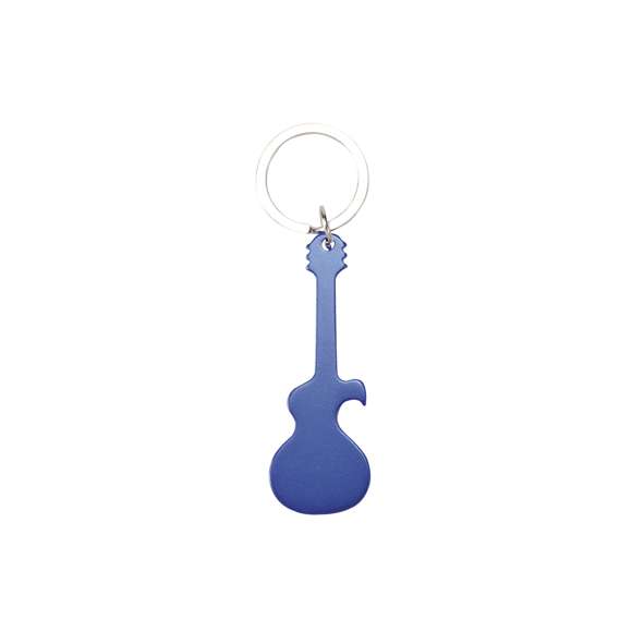  	Llavero abridor en forma de guitarra con cuerpo de aluminio en variados y vivos colores. Especialmente diseñado para marcaje en láser.