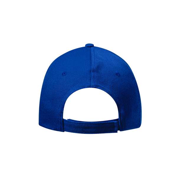 Gorra de 5 paneles con visera plana acolchada. En combinación de materiales algodón y poliéster grueso de suave acabado, con cierre ajustable de velcro y en vivos colores.