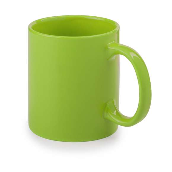 Taza de cerámica de 370ml de capacidad en divertida y amplia gama de vivos colores. Presentada en caja individual.Disponible manual de instrucciones en español e inglés.