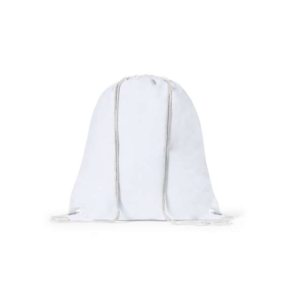 Mochila de cuerdas fabricada en non-woven. Confeccionada en suave TNT y disponible en amplia gama de originales colores. Cuerdas en color negro y esquinas reforzadas con argollas metálicas aportando más resistencia.