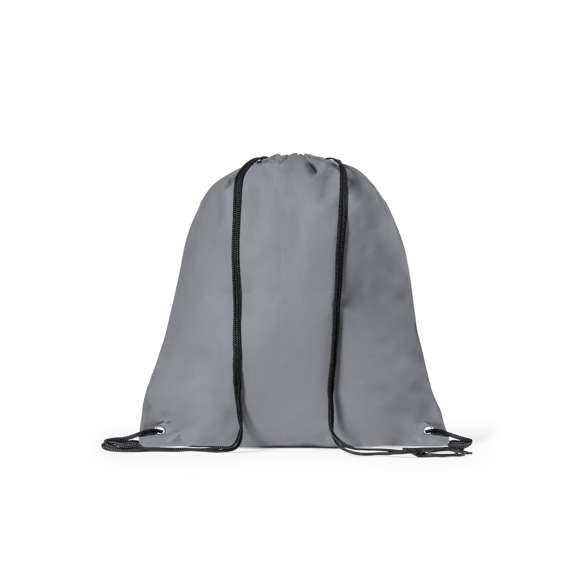 Mochila de cuerdas fabricada en non-woven. Confeccionada en suave TNT y disponible en amplia gama de originales colores. Cuerdas en color negro y esquinas reforzadas con argollas metálicas aportando más resistencia.