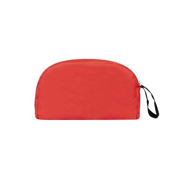 Neceser multiusos en resistente poliéster 600D de vivos colores con cremalleras a juego. Bolsillo exterior de cremallera y resistente asa de transporte en color negro. Forro interior en suave poliéster a juego.