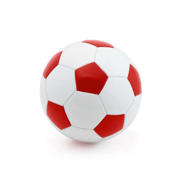 Balón de diseño retro en suave polipiel en tamaño FIFA 5. De diseño bicolor con paneles hexagonales en color blanco y paneles pentagonales en variados colores.