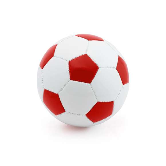 Balón de diseño retro en suave polipiel en tamaño FIFA 5. De diseño bicolor con paneles hexagonales en color blanco y paneles pentagonales en variados colores.