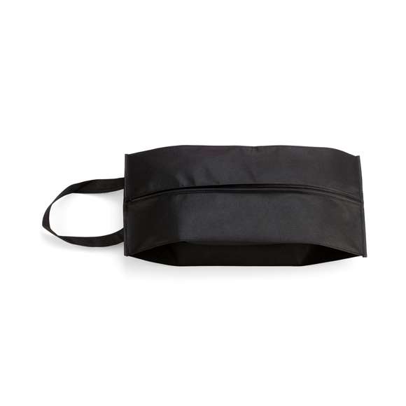 Zapatillero de non-woven en amplia gama de vivos colores. Con cremallera y cómoda asa de transporte a juego.