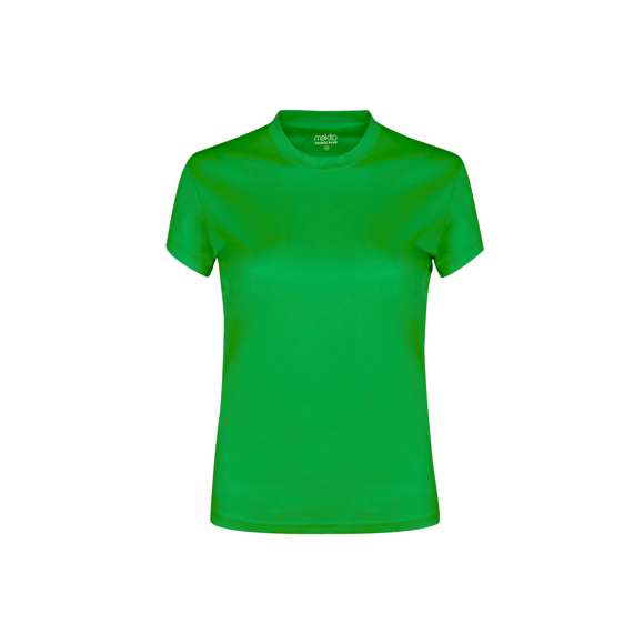 Camiseta técnica para niño en material 100% poliéster transpirable de 135g/m2. Disponible en variada gama de vivos colores y en tallas 4-5, 6-8, 10-12.