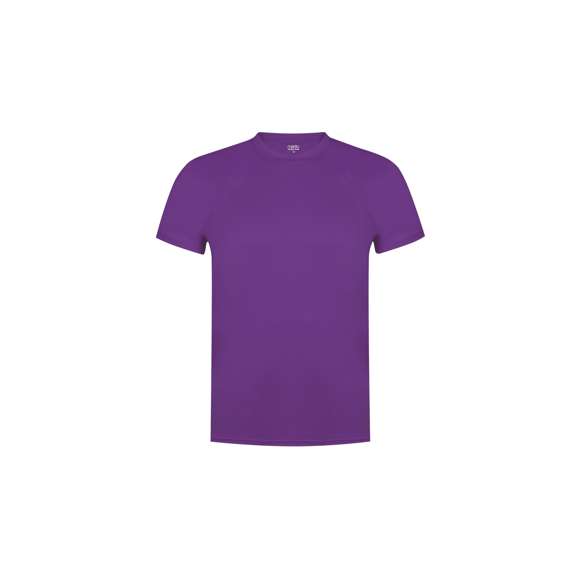 Camiseta técnica para niño en material 100% poliéster transpirable de 135g/m2. Disponible en variada gama de vivos colores y en tallas 4-5, 6-8, 10-12.