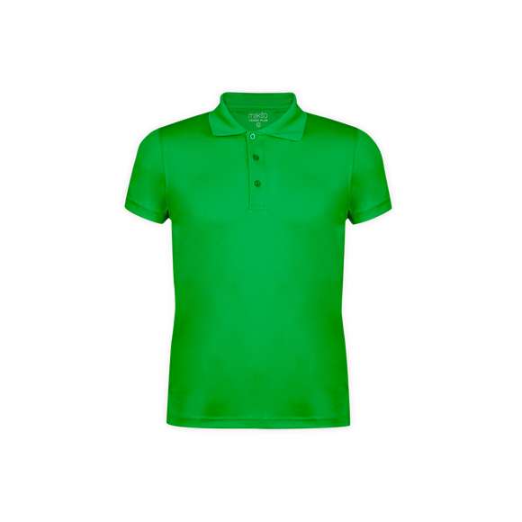 Polo técnico en material 100% poliéster de 180g/m2. Fabricado en cómodo y suave tejido transpirable ofreciendo una temperatura fresca y seca. Cuello elegante con 3 botones de cierre a juego. Disponible en variada gama de colores en tallas S, M, L, XL, XXL.