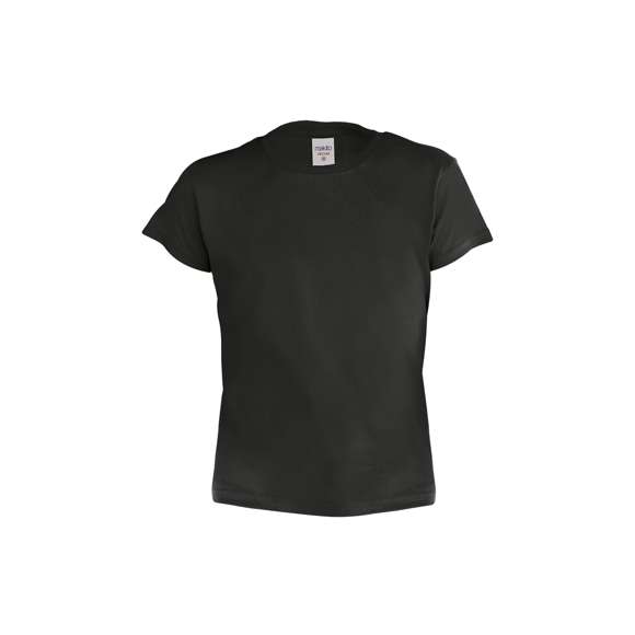 Camiseta para niño en material 100% algodón de 135g/m2. Disponible en variada gama de vivos colores y en tallas 4-5, 6-8, 10-12.